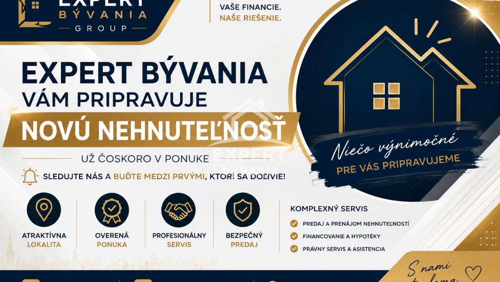 🏡 PRIPRAVUJEME NA PREDAJ | Byt s podkrovím a veľkým zaskleným balkónom blízko centra