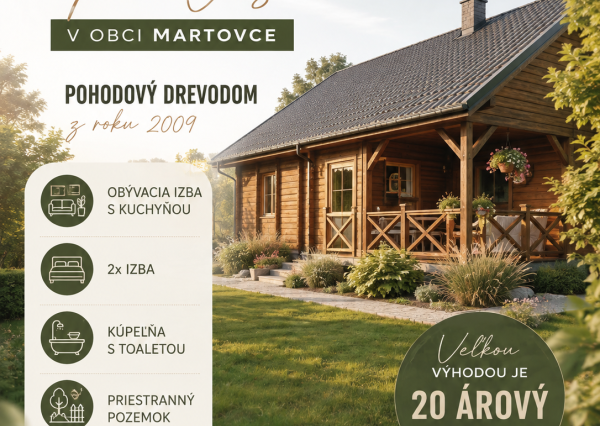 PRIPRAVUJEME DO PONUKY | POHODOVÝ DREVODOM V MARTOVCIACH