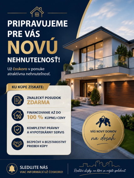 KOMPLETNE ZREKONŠTRUOVANÝ 1-IZBOVÝ BYT PRI STANICI | NOVÉ ZÁMKY