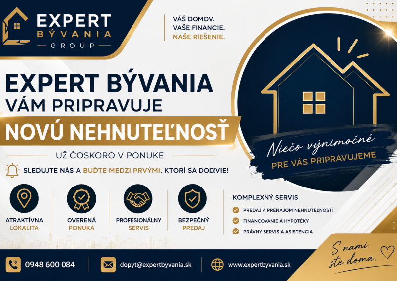 Priestranný 2-izbový byt s veľkým balkónom – Nábrežná ulica I POVODNY STAV